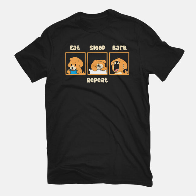 Eat Sleep Bark Repeat-Mens-Premium-Tee-Tri haryadi