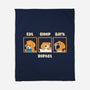 Eat Sleep Bark Repeat-None-Fleece-Blanket-Tri haryadi