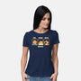 Eat Sleep Bark Repeat-Womens-Basic-Tee-Tri haryadi