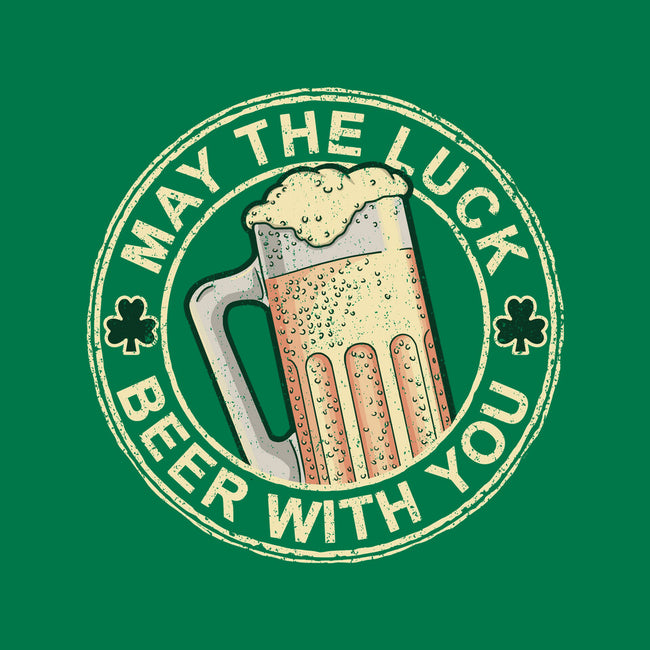 May The Luck Beer With You-None-Glossy-Sticker-NMdesign