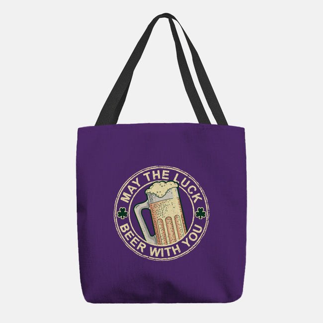 May The Luck Beer With You-None-Basic Tote-Bag-NMdesign