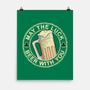 May The Luck Beer With You-None-Matte-Poster-NMdesign