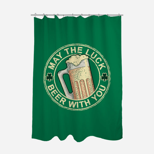 May The Luck Beer With You-None-Polyester-Shower Curtain-NMdesign