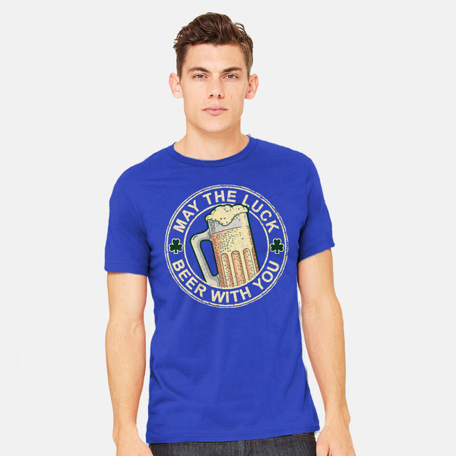 May The Luck Beer With You-Mens-Heavyweight-Tee-NMdesign