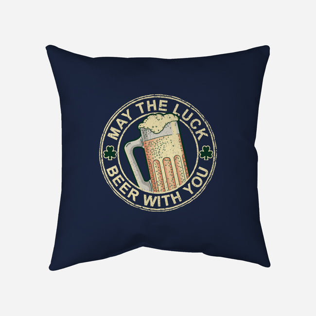 May The Luck Beer With You-None-Removable Cover w Insert-Throw Pillow-NMdesign