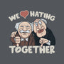 We Love Hating Together-Unisex-Kitchen-Apron-NMdesign