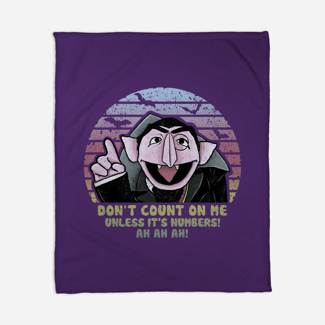 Don't Count On Me-None-Fleece-Blanket-NMdesign