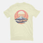 Calm Sunset-Mens-Basic-Tee-glitchygorilla