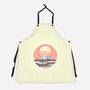 Calm Sunset-Unisex-Kitchen-Apron-glitchygorilla