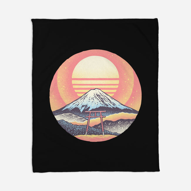 Calm Sunset-None-Fleece-Blanket-glitchygorilla