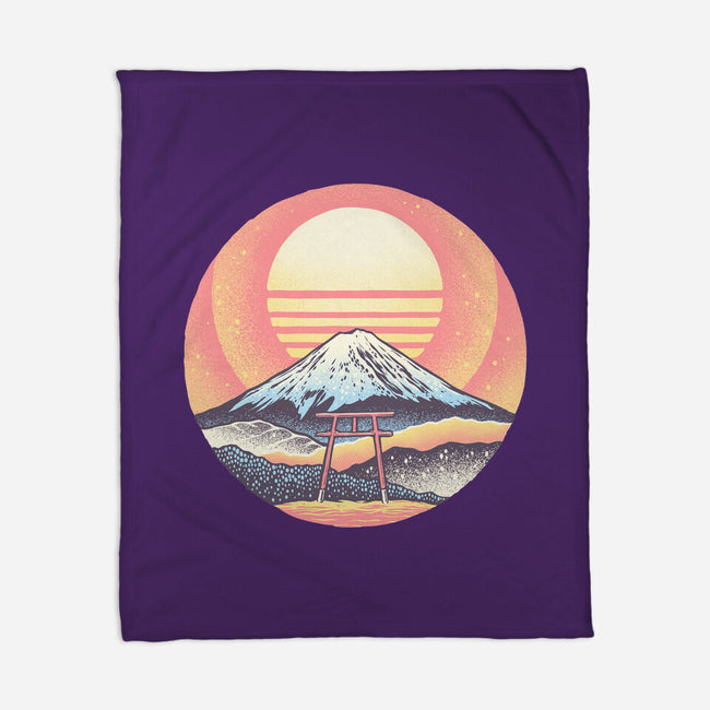 Calm Sunset-None-Fleece-Blanket-glitchygorilla