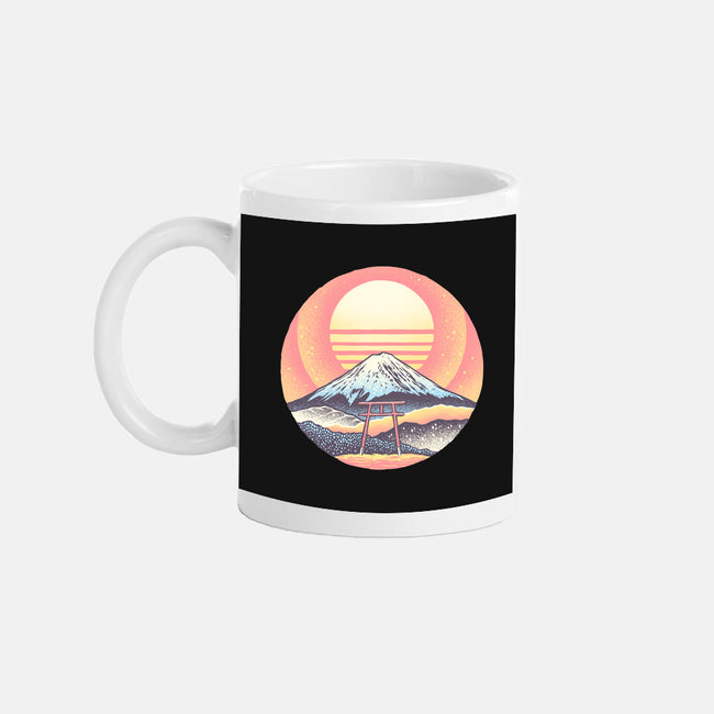 Calm Sunset-None-Mug-Drinkware-glitchygorilla