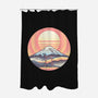 Calm Sunset-None-Polyester-Shower Curtain-glitchygorilla