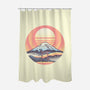 Calm Sunset-None-Polyester-Shower Curtain-glitchygorilla