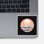 Calm Sunset-None-Glossy-Sticker-glitchygorilla