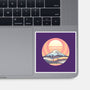 Calm Sunset-None-Glossy-Sticker-glitchygorilla