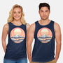 Calm Sunset-Unisex-Basic-Tank-glitchygorilla