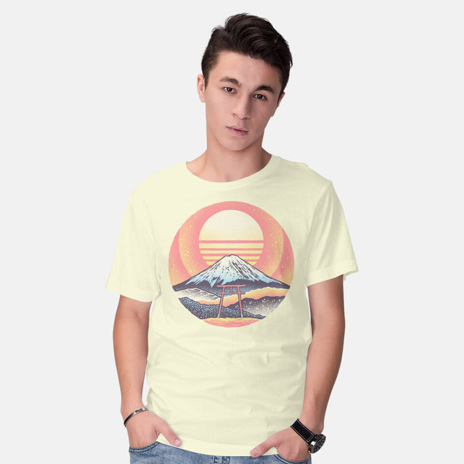 Calm Sunset-Mens-Basic-Tee-glitchygorilla