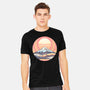 Calm Sunset-Mens-Heavyweight-Tee-glitchygorilla