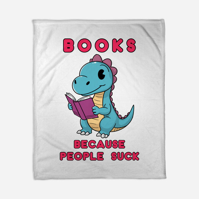 Books Because People Suck-None-Fleece-Blanket-milasneeze