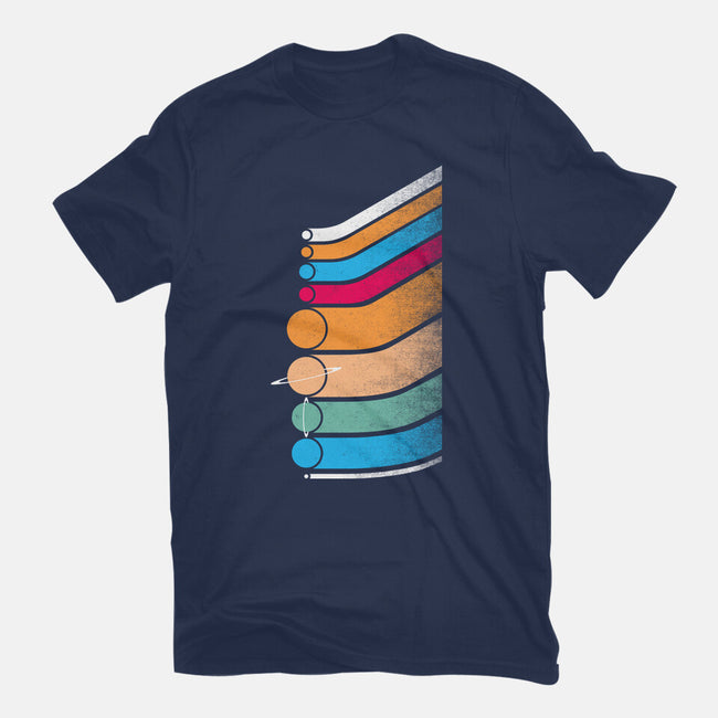 Retro Solar System-Mens-Basic-Tee-rocketman_art