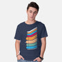 Retro Solar System-Mens-Basic-Tee-rocketman_art