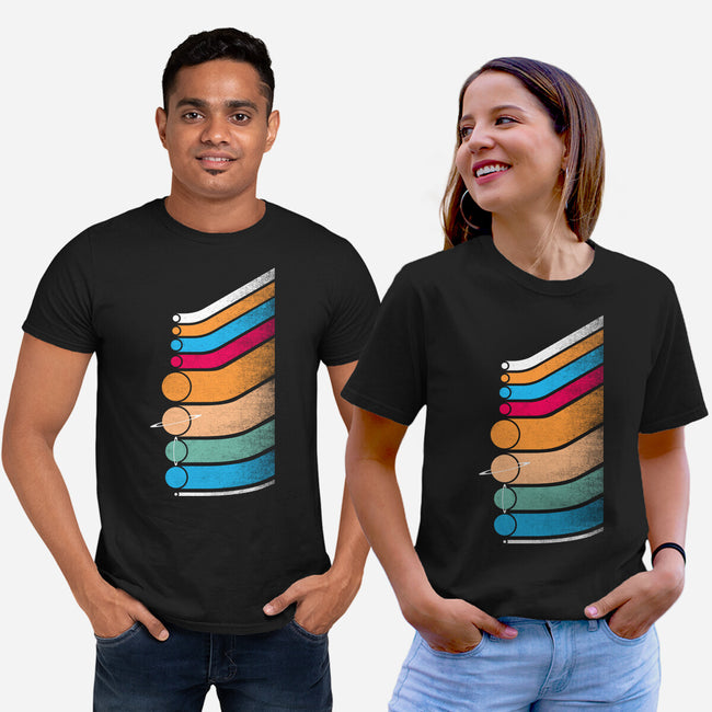 Retro Solar System-Unisex-Basic-Tee-rocketman_art