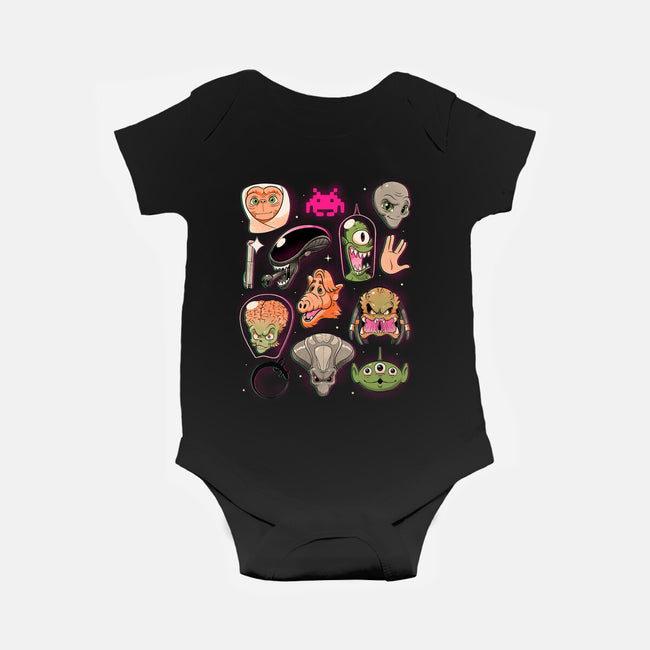 We Love Aliens-Baby-Basic-Onesie-Bruno Mota