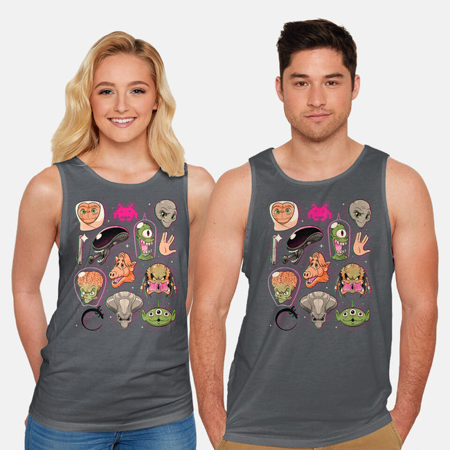 We Love Aliens-Unisex-Basic-Tank-Bruno Mota