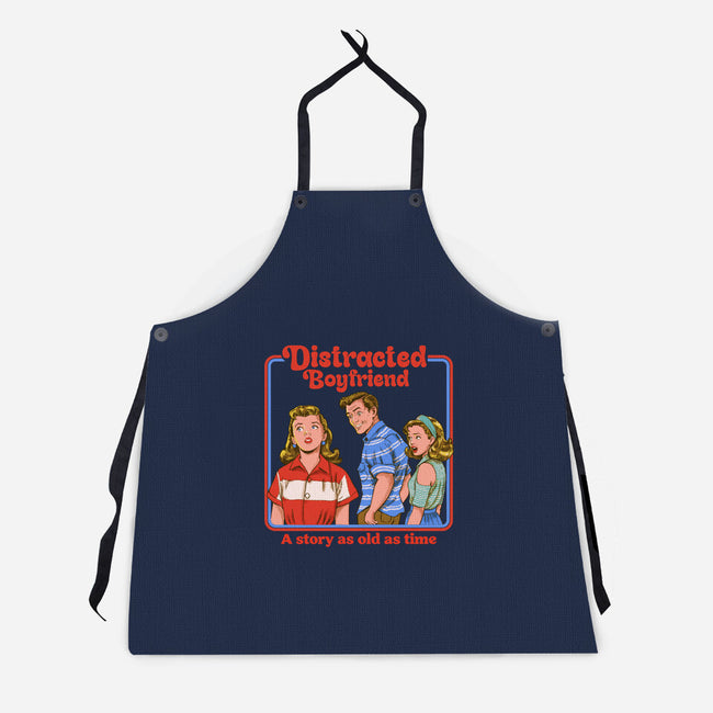 Distracted Boyfriend-Unisex-Kitchen-Apron-P1yu5h