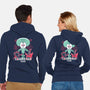 Squidward's Game-Unisex-Zip-Up-Sweatshirt-estudiofitas