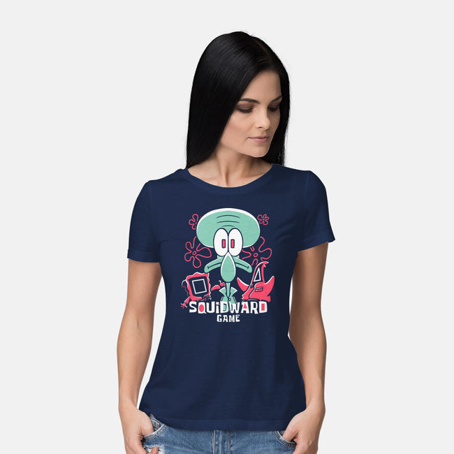 Squidward's Game-Womens-Basic-Tee-estudiofitas