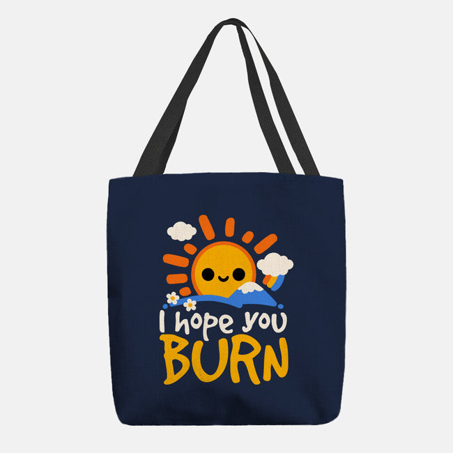 I Hope You Burn-None-Basic Tote-Bag-NemiMakeit