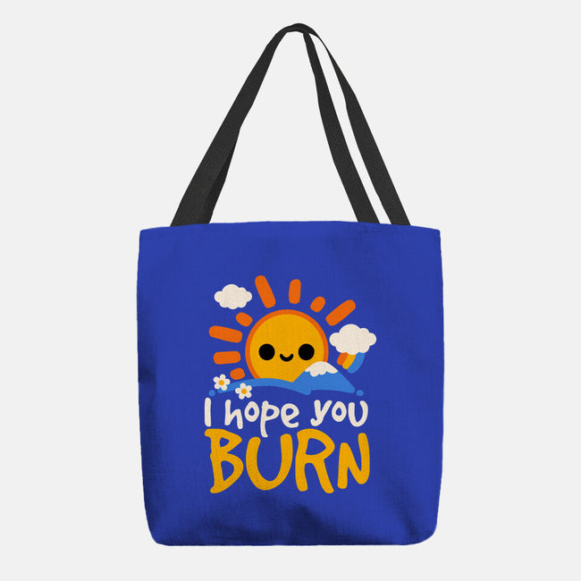 I Hope You Burn-None-Basic Tote-Bag-NemiMakeit