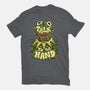 Talk To The Kermit Hand-Unisex-Basic-Tee-glitchygorilla