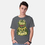 Talk To The Kermit Hand-Mens-Basic-Tee-glitchygorilla