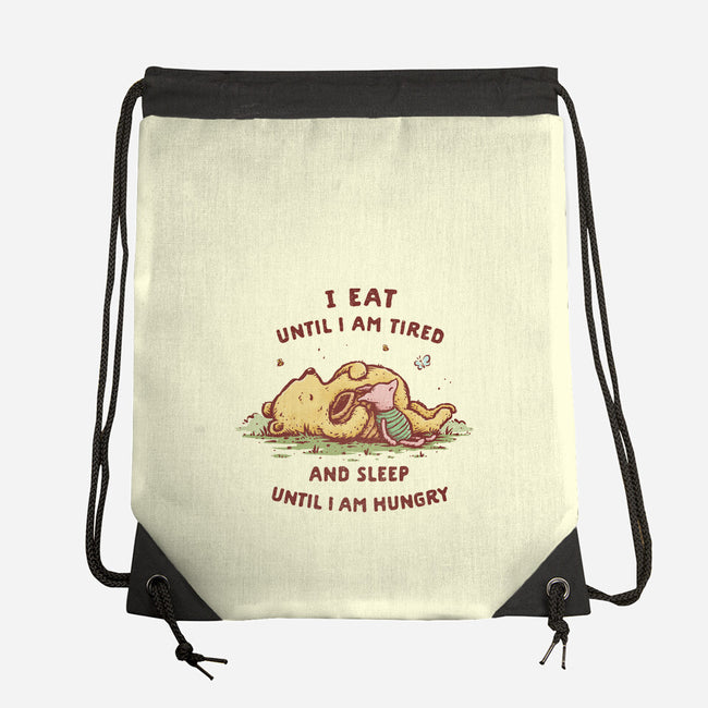 Eating And Sleeping-None-Drawstring-Bag-kg07