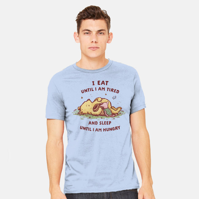 Eating And Sleeping-Mens-Heavyweight-Tee-kg07