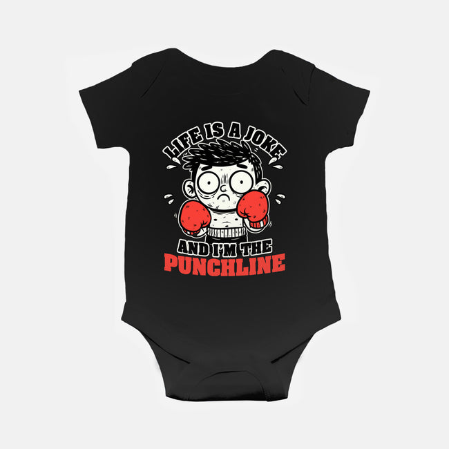 Life Punchline Joke-Baby-Basic-Onesie-Studio Mootant