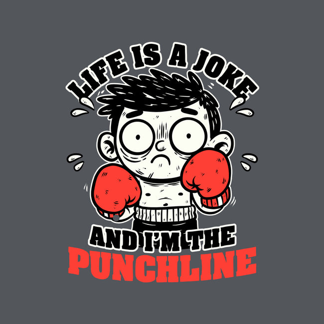 Life Punchline Joke-Womens-Fitted-Tee-Studio Mootant