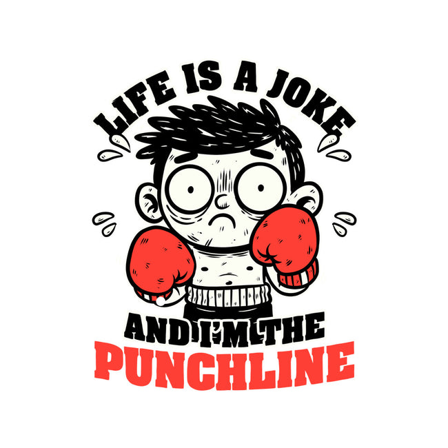 Life Punchline Joke-Womens-Fitted-Tee-Studio Mootant