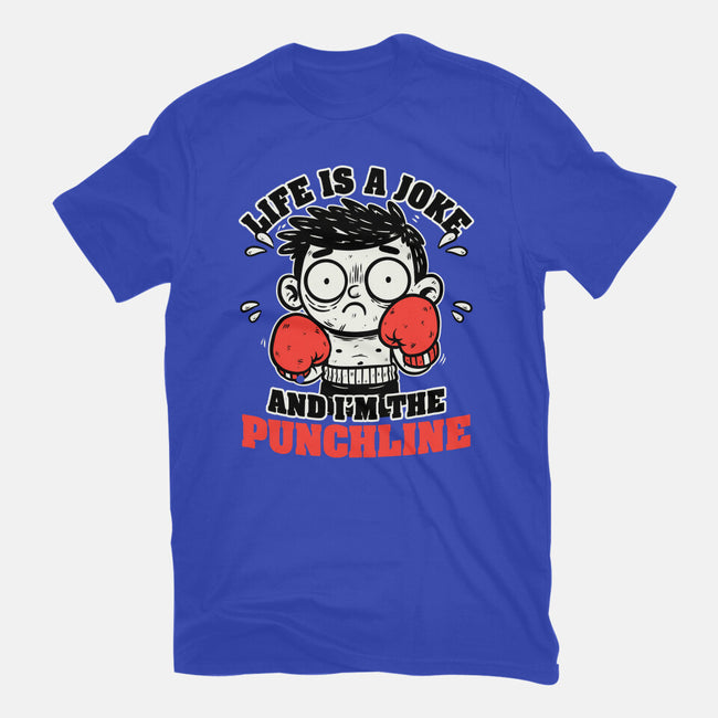 Life Punchline Joke-Womens-Fitted-Tee-Studio Mootant