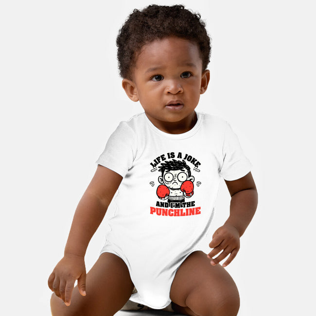 Life Punchline Joke-Baby-Basic-Onesie-Studio Mootant