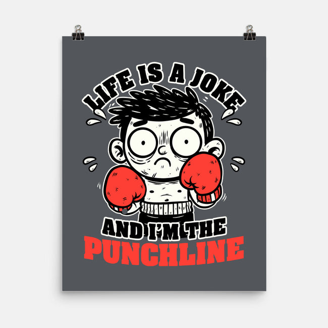 Life Punchline Joke-None-Matte-Poster-Studio Mootant