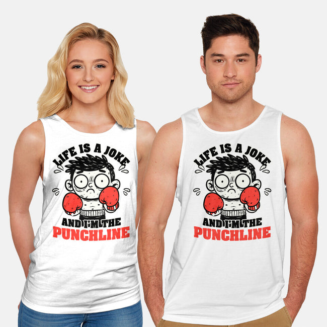 Life Punchline Joke-Unisex-Basic-Tank-Studio Mootant