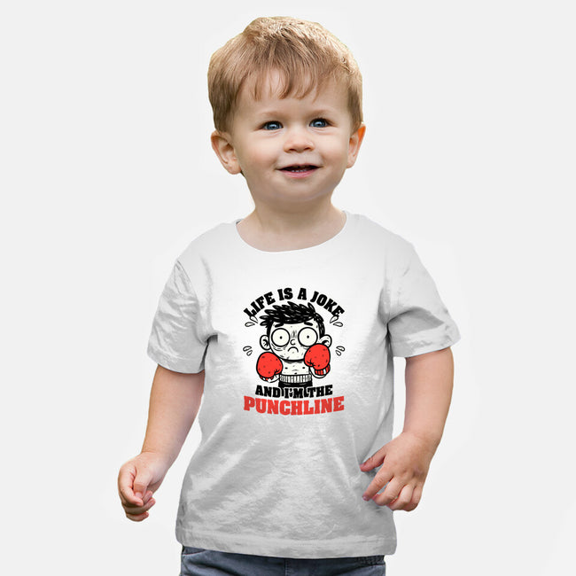 Life Punchline Joke-Baby-Basic-Tee-Studio Mootant