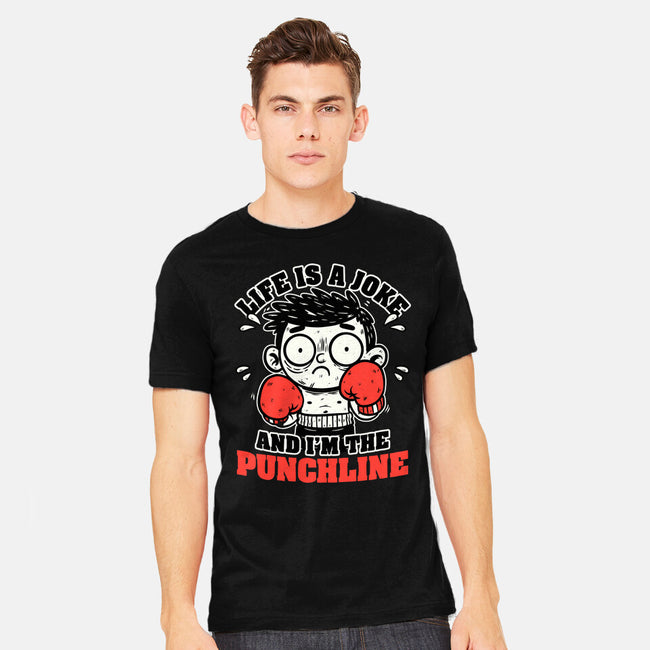 Life Punchline Joke-Mens-Heavyweight-Tee-Studio Mootant