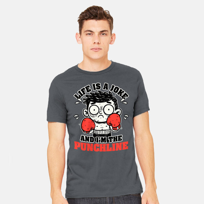 Life Punchline Joke-Mens-Heavyweight-Tee-Studio Mootant