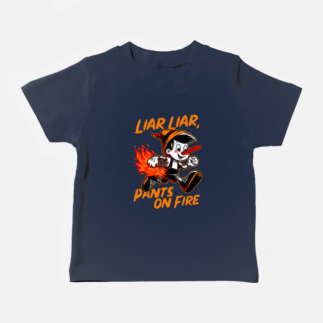 Liar Pants On Fire-Baby-Basic-Tee-Studio Mootant