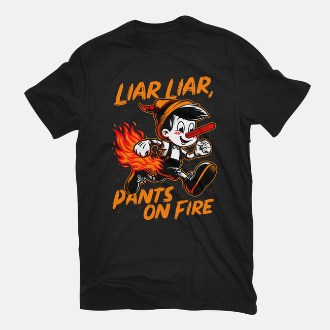 Liar Pants On Fire-Mens-Basic-Tee-Studio Mootant